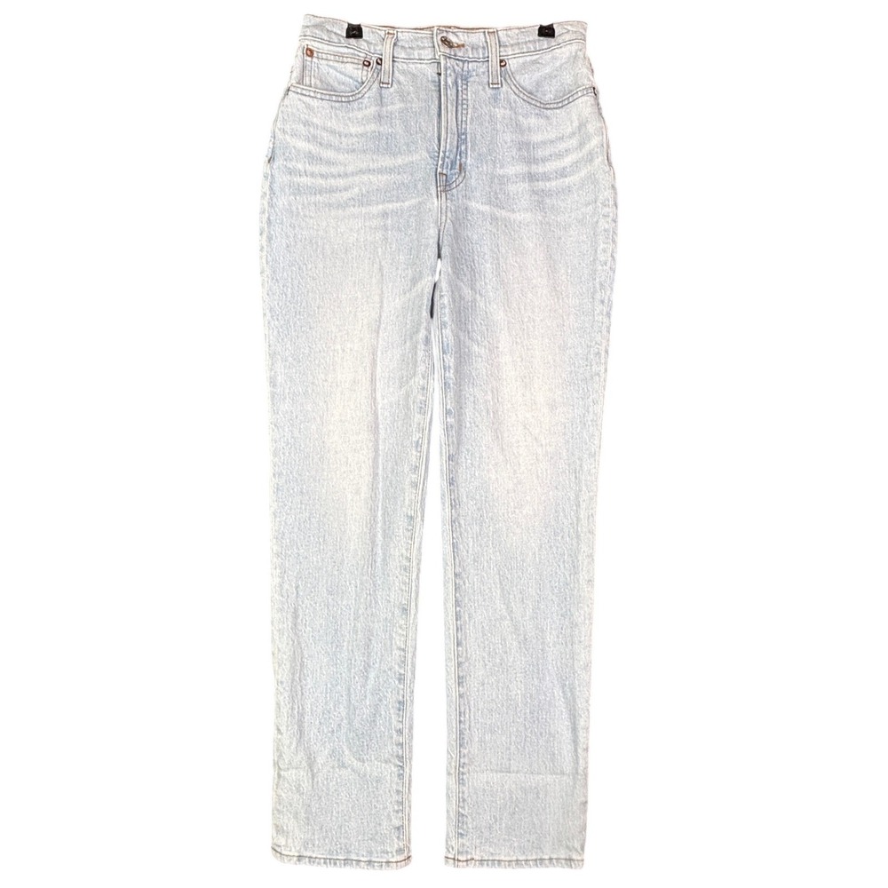 Madewell The Perfect Vintage Jean Light Wash High Rise Straight Leg‎ Denim 26